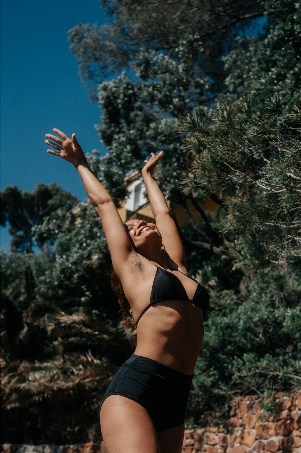 Bas de maillot Fiora (taille haute)